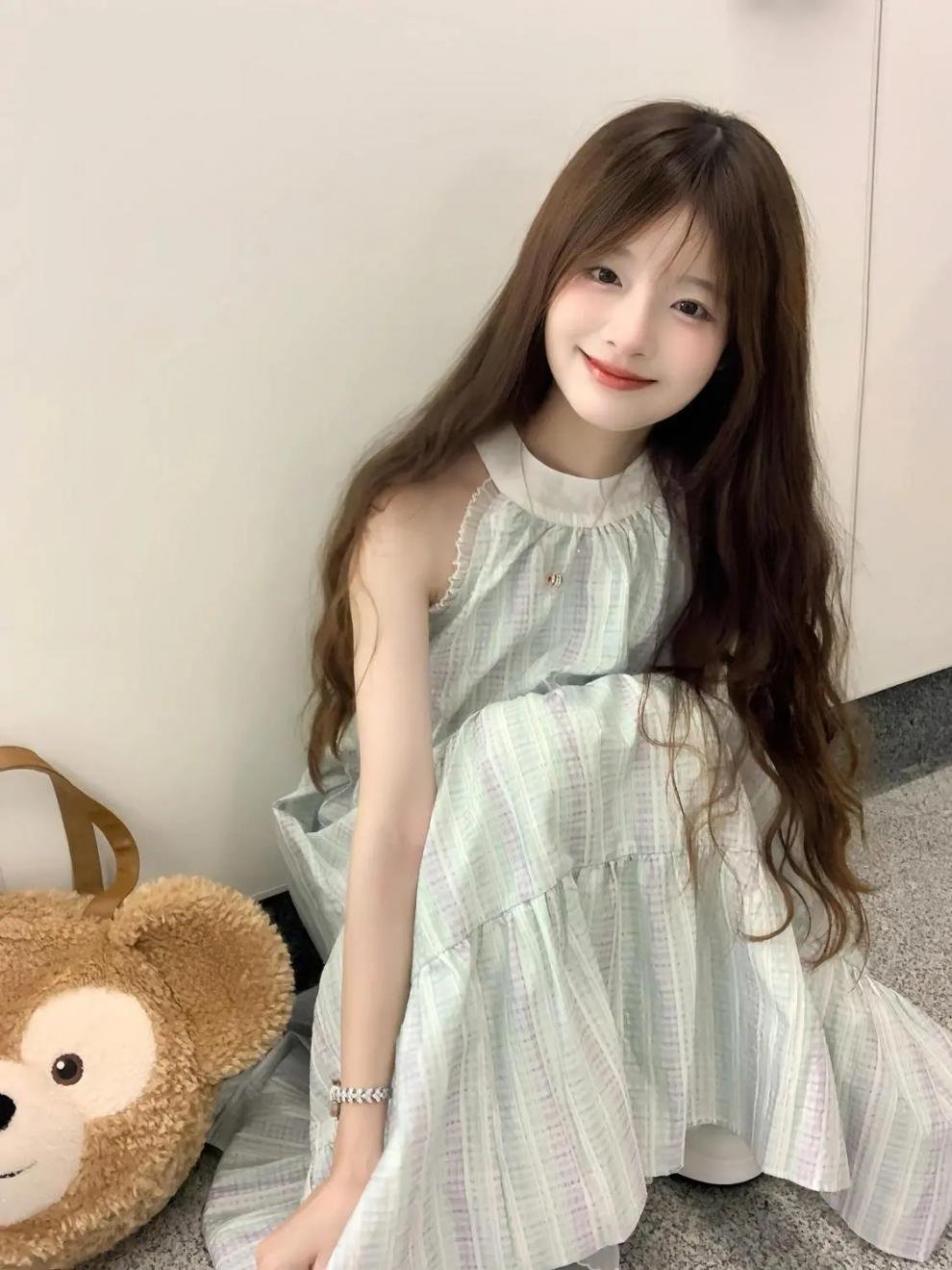 Vapetix S 【Suggest wearing under 90 pounds】-2XL 【Recommended for 125-140 lbs】 Academic-style fresh breeze 2025 seaside vacation gentle wind sleeveless dress princess waist-cinch – Bild 6