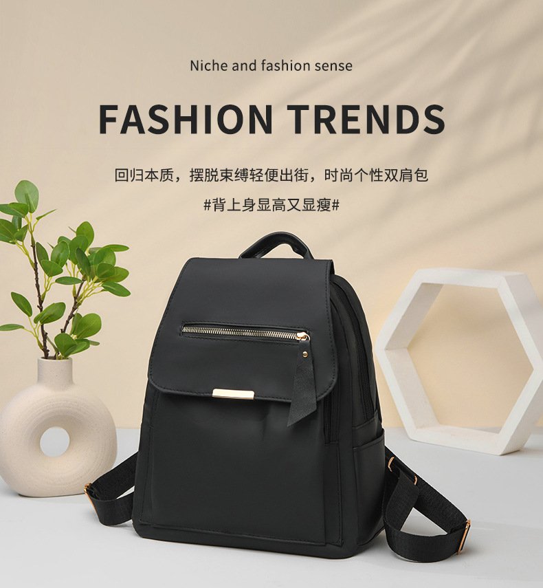 Vapetix Free Size-Free Size 2023 New Fashion Casual Double Shoulder Backpack for Women Trendy Versatile Large Capacity Outfit T – Bild 5