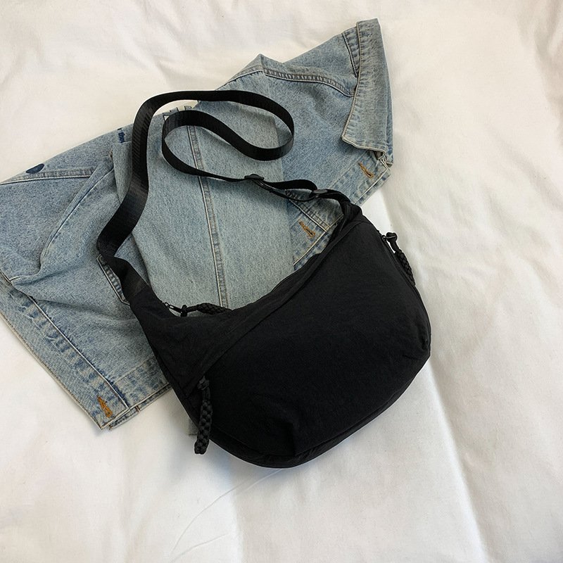 Vapetix Free Size-Free Size 2025 Solid Color Trendy Personal Single Shoulder Bag for Women, Daily Simple Dumpling Bag, Versatil – Bild 8