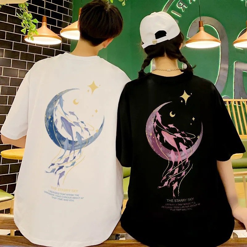 Vapetix M-XXL Cartoon Short-Sleeve T-Shirt Women Summer New Arrival Korean Women's Loose Student Couple Clothes W - 图片 5