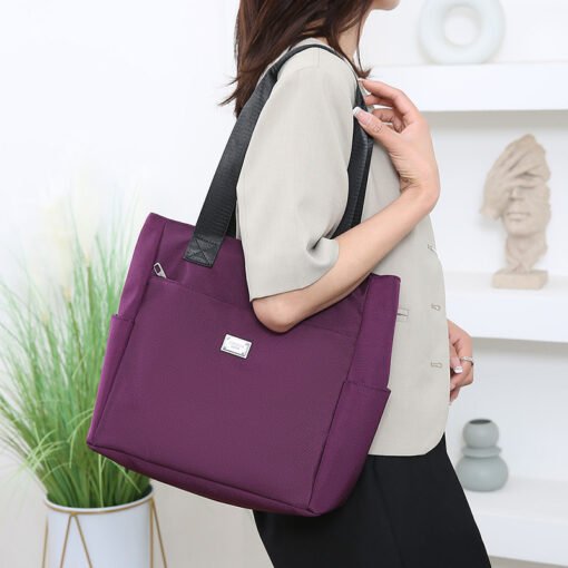Vapetix Free Size-Free Size  2024 New Mother Bag Women's Nylon Single Shoulder Bag Fashion Large Capacity Handbag Oxford Cloth T – Bild 8
