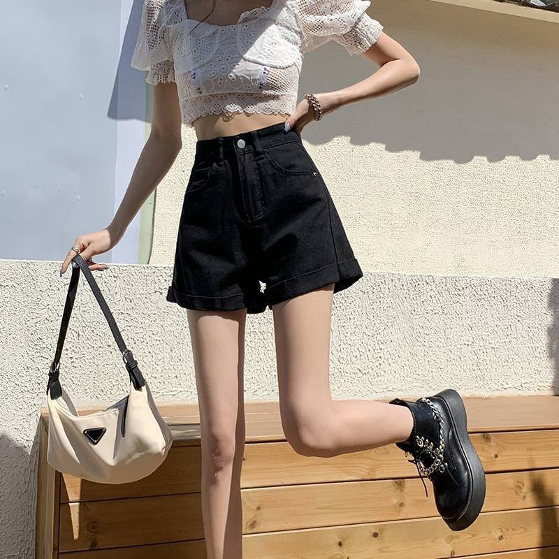 Vapetix S-2XL Women's High-Waisted Slim Summer Jeans, Chic Korean Style Loose Fit, Versatile and Slimming, Casual - 图片 6