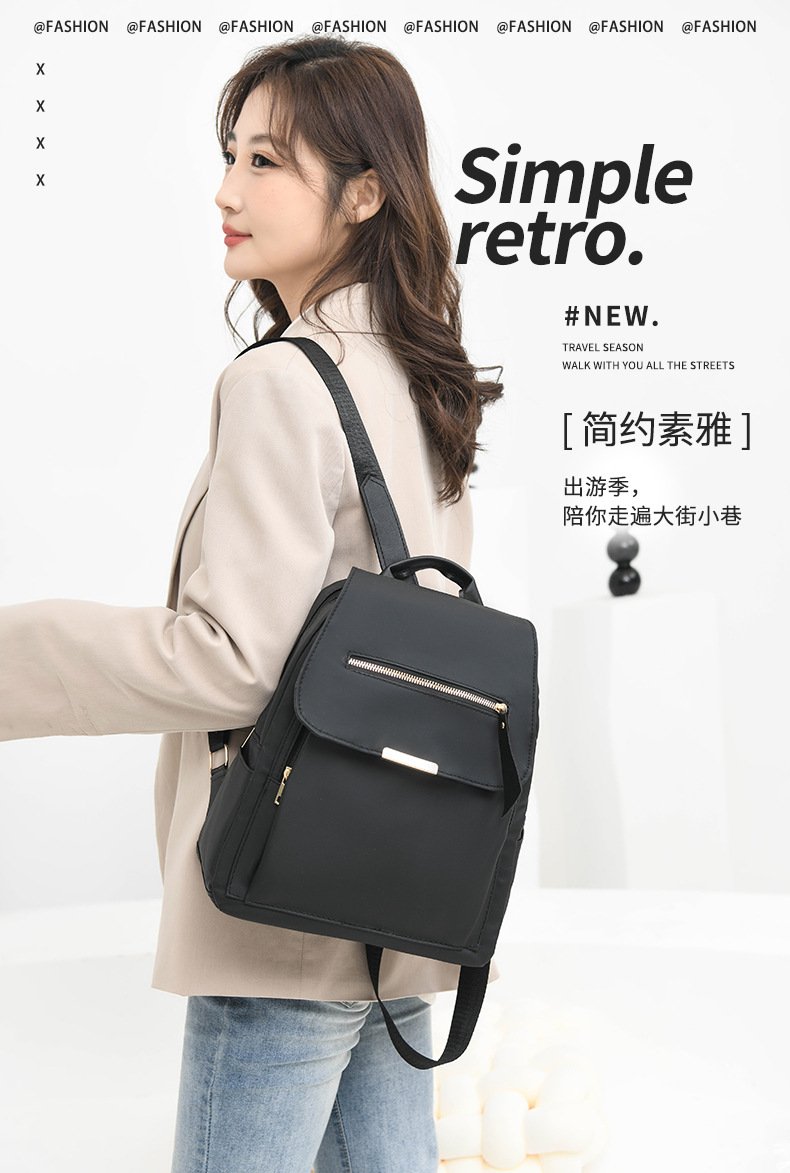 Vapetix Free Size-Free Size 2023 New Fashion Casual Double Shoulder Backpack for Women Trendy Versatile Large Capacity Outfit T – Bild 6