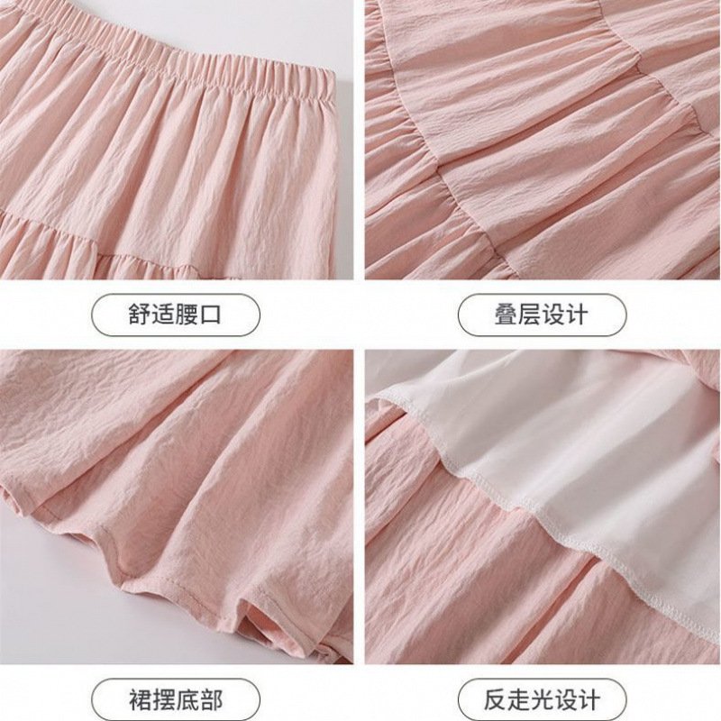 Vapetix XL 125-140 pounds-L 110-125 pounds Women's Spring and Summer 2025 New A-line Long Dress with Large Swing, High Waist, Slimming, Long T – Bild 9