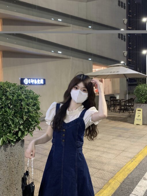 Vapetix S【Recommended within 100 jin】-XL【Suggested 140-160 lbs】  Complete matching set, age-defying summer denim spaghetti strap maxi dress for women, petite and pl – Bild 9
