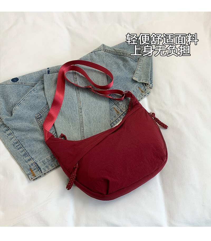 Vapetix Free Size-Free Size 2025 Solid Color Trendy Personal Single Shoulder Bag for Women, Daily Simple Dumpling Bag, Versatil – Bild 9