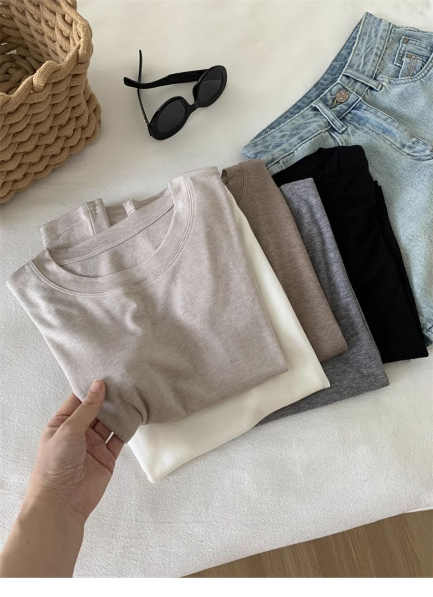 Vapetix S-XL Lightweight and Comfortable Pure Cotton Sleeveless Spaghetti Strap Tank Top for Women - 2024 Summer - 图片 8