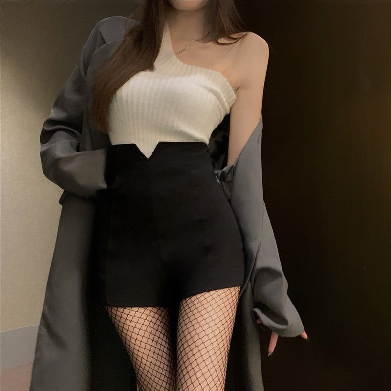 Vapetix ●XS size recommended 70-86 lbs●-●5XL recommended for 170-190 lbs● White Short Shorts Women 2024 Summer New Plus Size Wide Leg Pants High Waisted Outerwear Slimming A – Bild 8