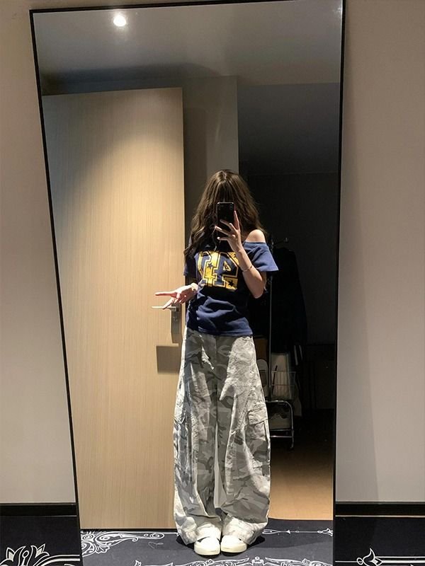 Vapetix S-XL 【40 pieces of Odel 92% cotton 8% spandex 220g oblique shoulder open-neck T-shirt】new printed top – Bild 3