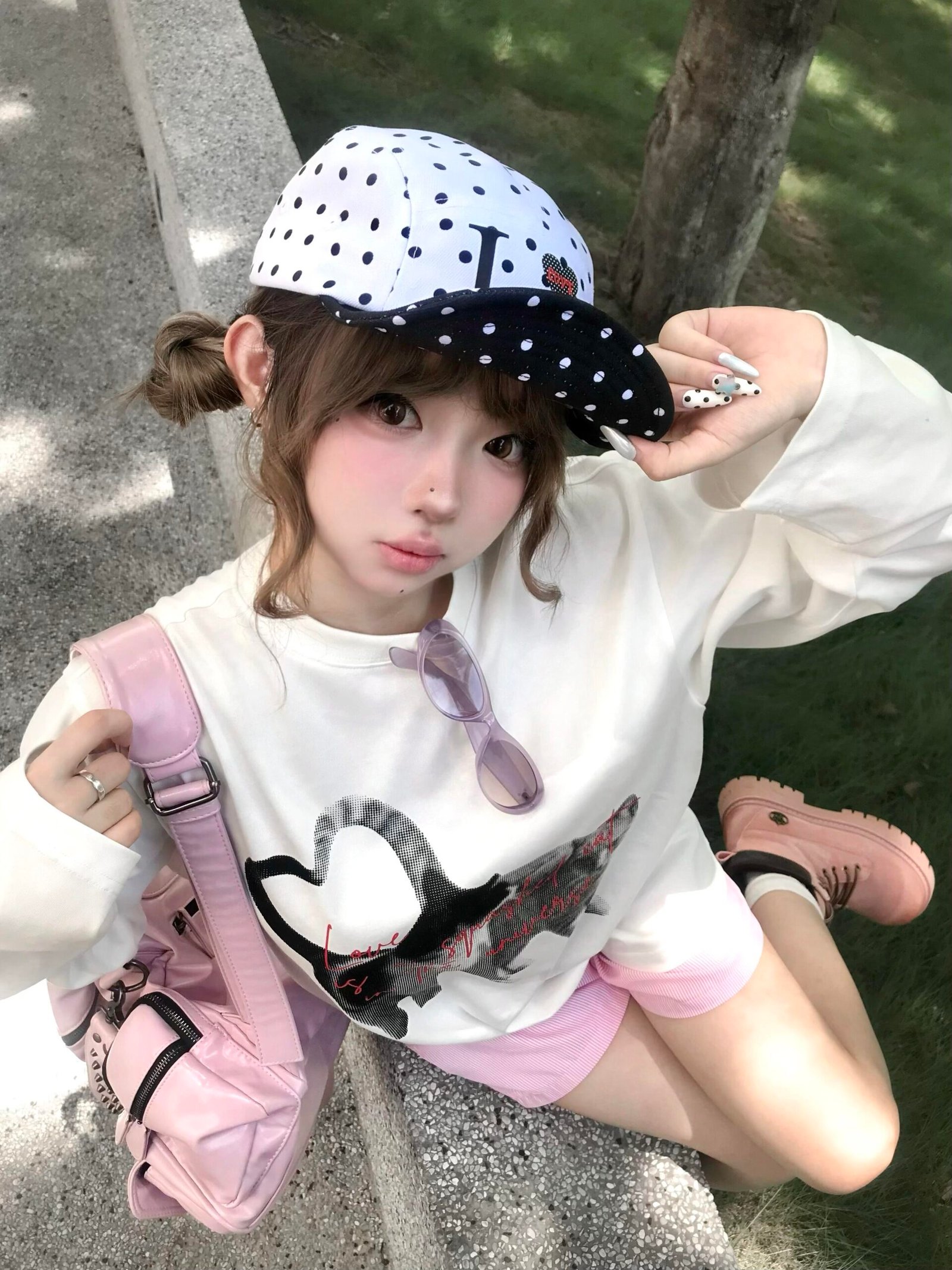 Vapetix M-2XL 【200g pure cotton silicone + shoulder bag edge + imitation buckle】 women's long sleeve t-shirt - 图片 3