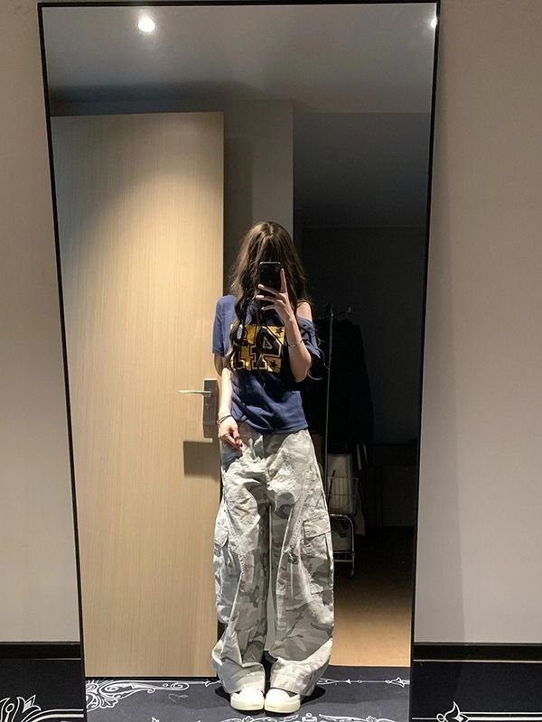 Vapetix S-XL 【40 pieces of Odel 92% cotton 8% spandex 220g oblique shoulder open-neck T-shirt】new printed top – Bild 4