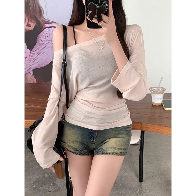 Vapetix S-XL 【Original Quality】Pure Desire Style Sun Protection Hooded Sweatshirt Long Sleeve T-Shirt for Women – Bild 3