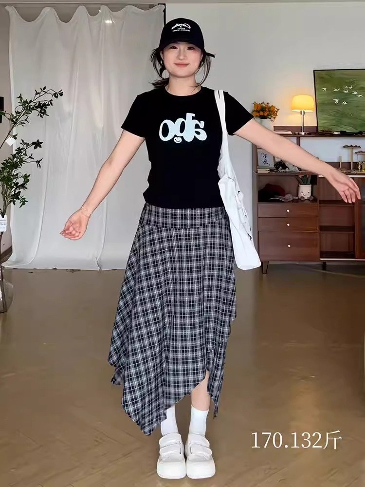 Vapetix S-2XL Official Image Cotton 40s 220g (92% Cotton 8% Spandex) Regular Shoulder Short Sleeve Women's Printe – Bild 2