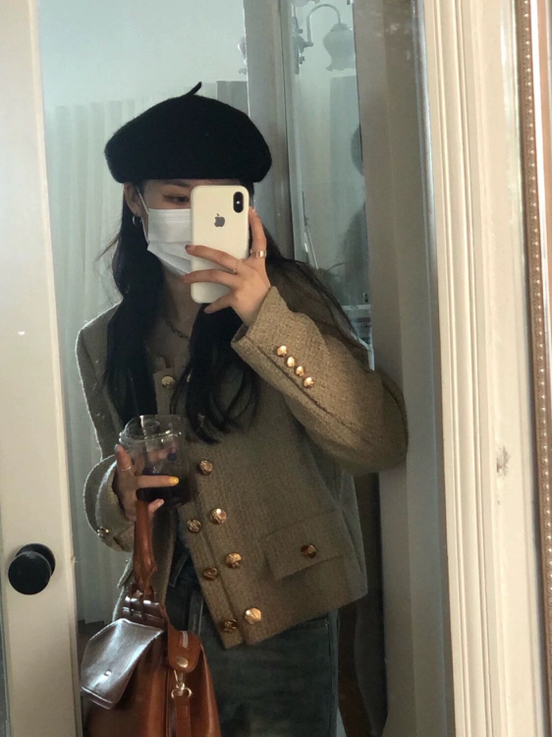 Vapetix S-XL Gentle Breeze Short Coat for Women - Autumn/Winter 2025 - Petite and Elegant High-End Korean Lady S – Bild 7