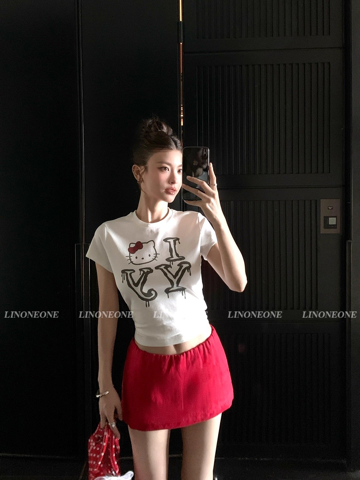 Vapetix S-2XL Official image: 100% Cotton 40s 220g (92% Cotton 8% Spandex) Women's Printed T-shirt with Straight - 图片 3