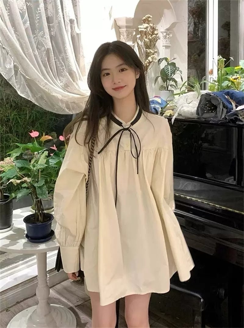 Vapetix S-2XL Lilac Mini Dress for Kids and Teens, Spring and Autumn New Arrival French Style Gentle Unisex Youth – Bild 5