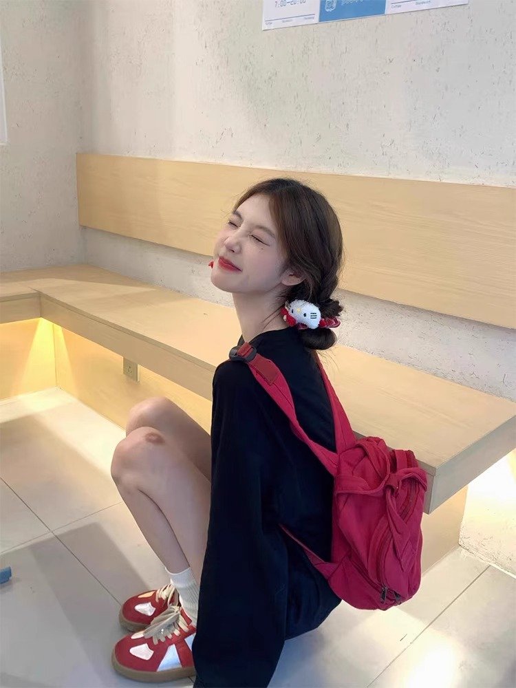 Vapetix S-3XL Official Image: 21-ply Pure Cotton - 210g (100% Cotton) Autumn Long-Sleeve T-shirt for Women, Loose – Bild 4