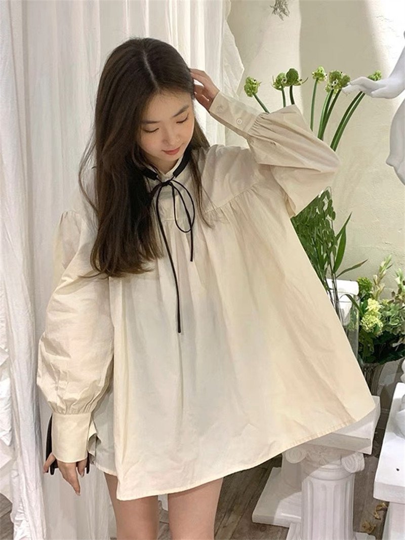 Vapetix S-2XL Lilac Mini Dress for Kids and Teens, Spring and Autumn New Arrival French Style Gentle Unisex Youth – Bild 3