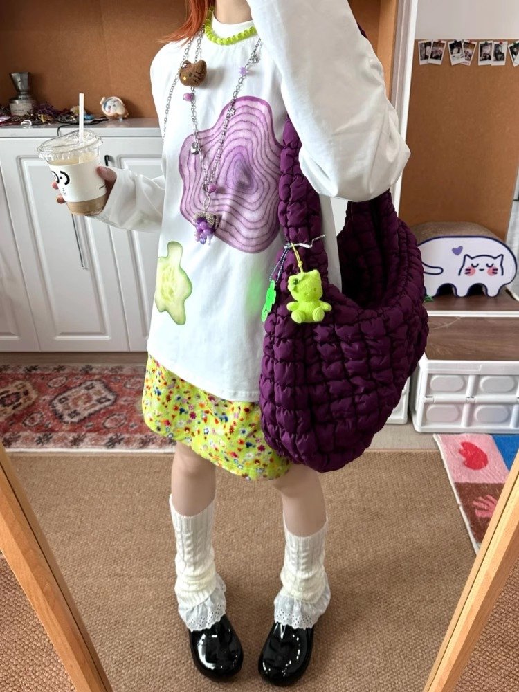 Vapetix S-3XL Official Image 21 Piece 100% Cotton - 210g (100% Cotton) Fall Long Sleeve T-Shirt for Women Loose T – Bild 4