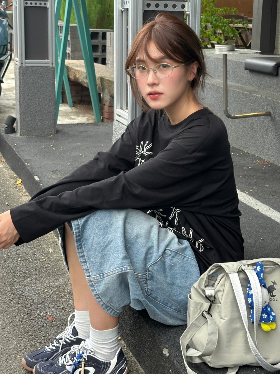 Vapetix M-2XL 220g pure cotton, printed + post-woven + ironed, long-sleeved live broadcast quality - 图片 4