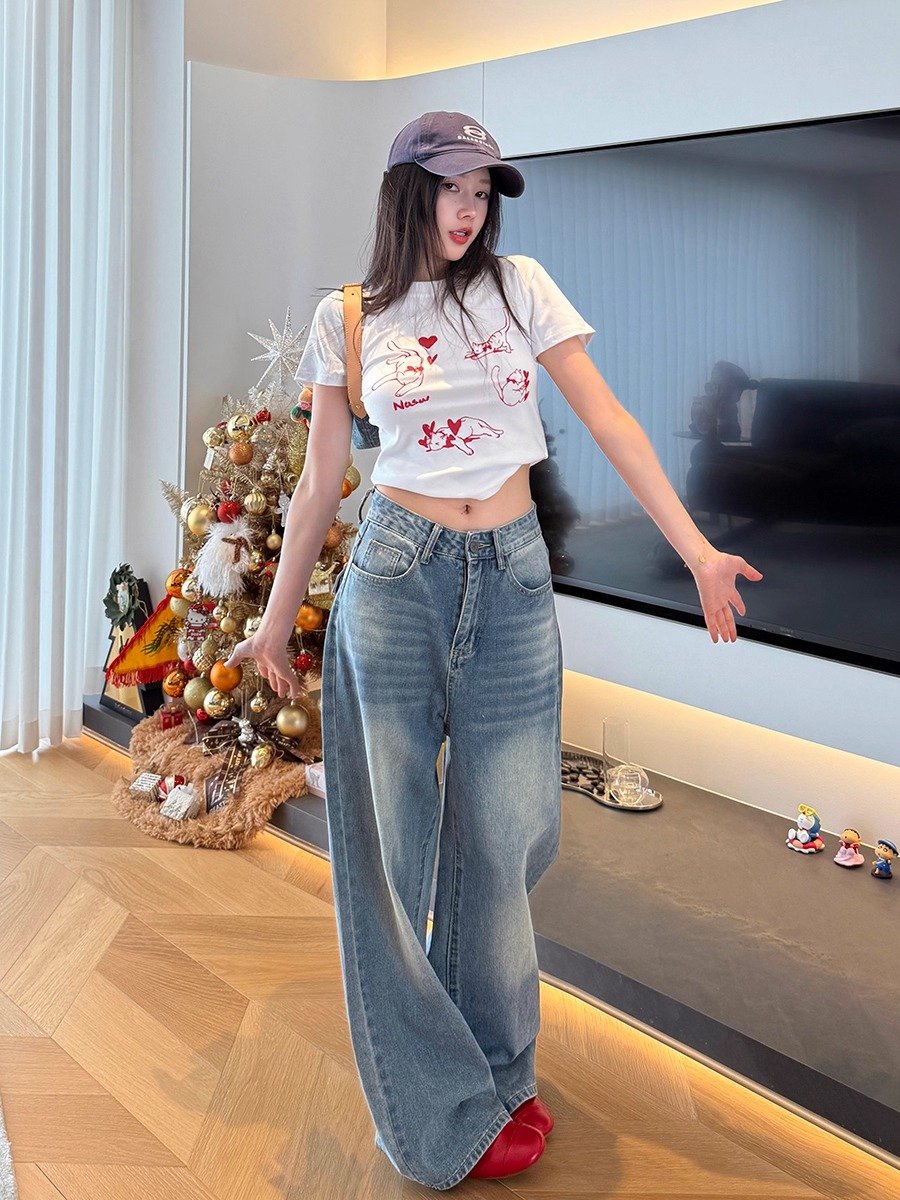 Vapetix S-2XL Official Image: Pure Cotton 40S 220g (92% Cotton 8% Spandex) Square Shoulders Short Sleeve Women's - 图片 4