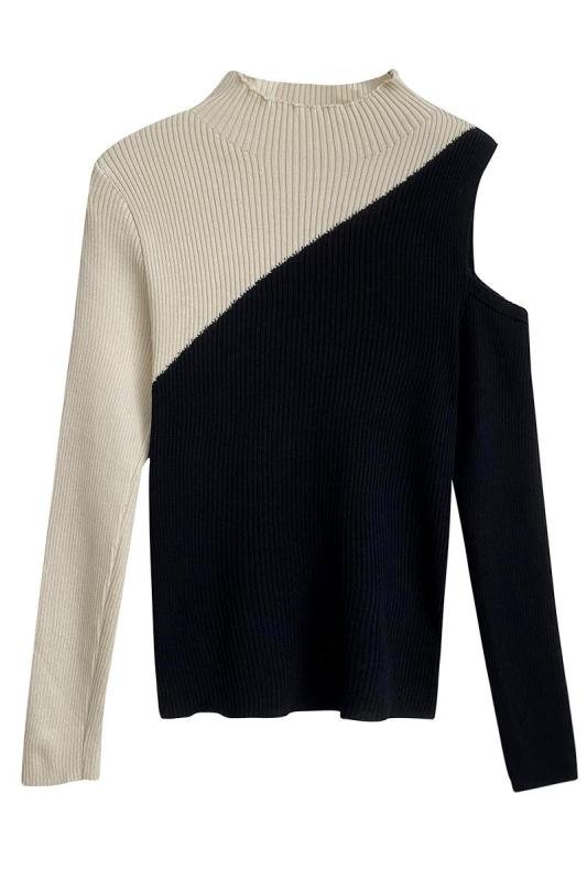 Vapetix Average code-Average code Real shooting knitwear season new bottoming shirt women's clothing autumn and winter new sweater sl