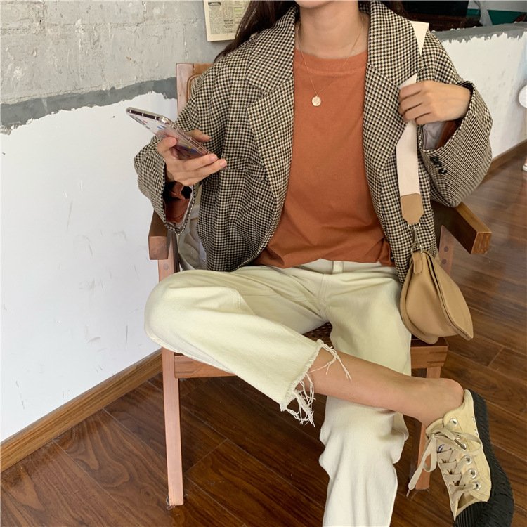 Vapetix M-2XL Multi-color options available 2025 autumn women's clothing tops long-sleeved T-shirt women's crew n – Bild 5