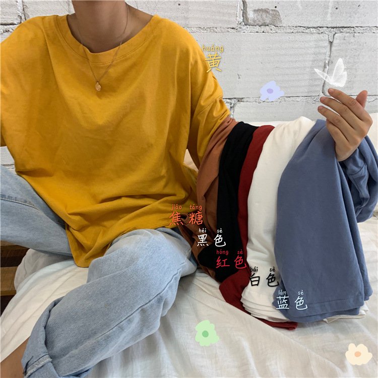 Vapetix M-2XL Multi-color options available 2025 autumn women's clothing tops long-sleeved T-shirt women's crew n – Bild 3