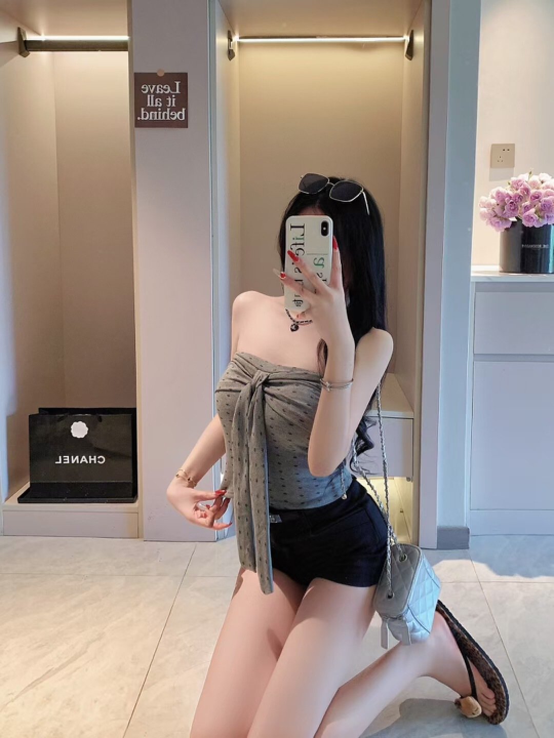 Vapetix Free Size-Free Size Women's Summer Sleeveless Tight Bodysuit Red Bra Top with Pure Desire Style – Bild 3