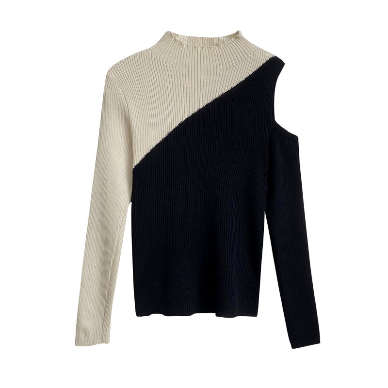 Vapetix Average code-Average code Real shooting knitwear season new bottoming shirt women's clothing autumn and winter new sweater sl – Bild 3