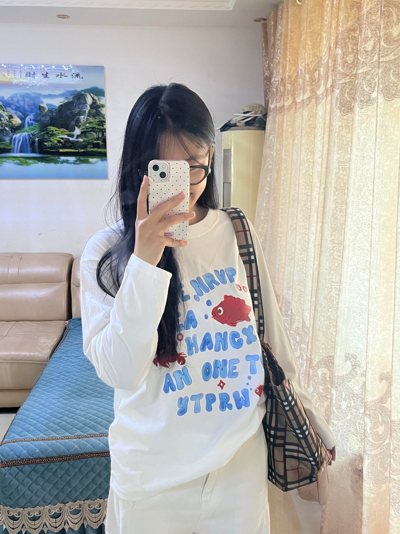 Vapetix M-2XL High-quality【21-ply pure cotton 220g (combed tight)】new spring and autumn long-sleeved women's prin