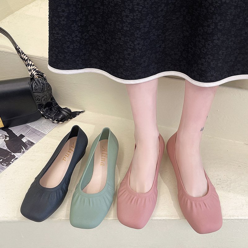 Vapetix 36-40 Women's Stylish Waterproof Rain Boots with Soft Sole, Durable and Non-Slip Rubber Shoes, Summer Fas