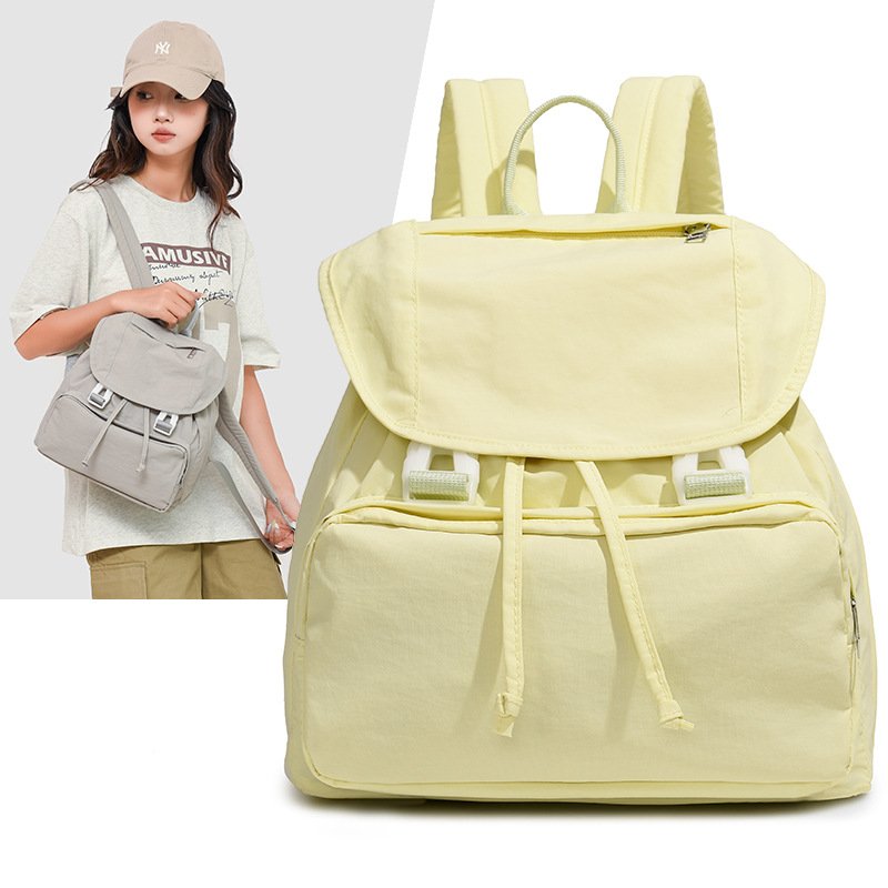 Vapetix Free Size-Free Size Women's Double Strap School Bag, Multifunctional Commuter Backpack, Simple Bag, 2025 New Arrival Ko