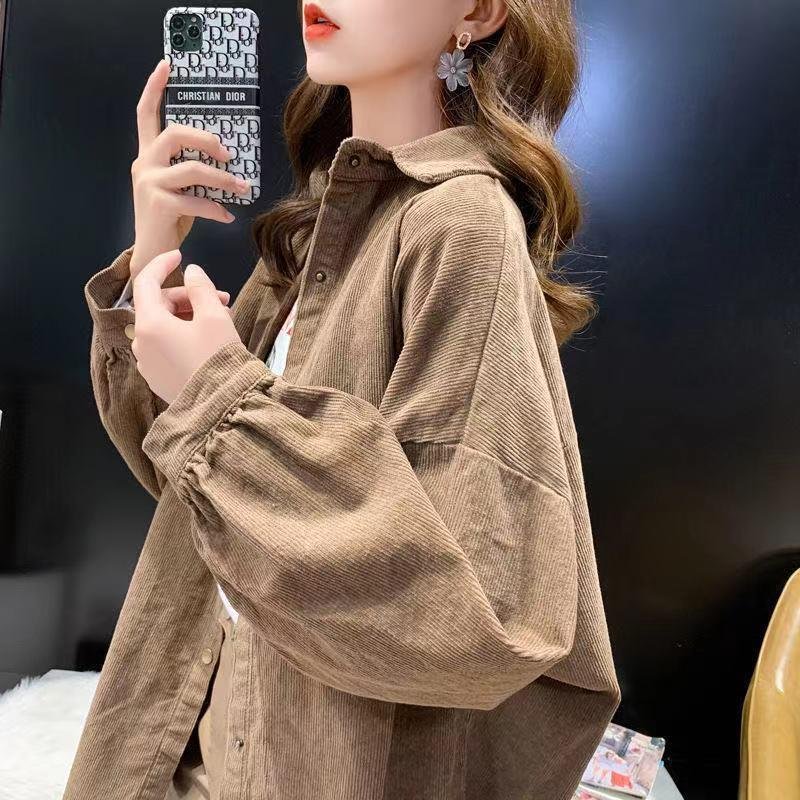 Vapetix S-XL Linen fabric Korean style retro loose personality long sleeve shirt jacket