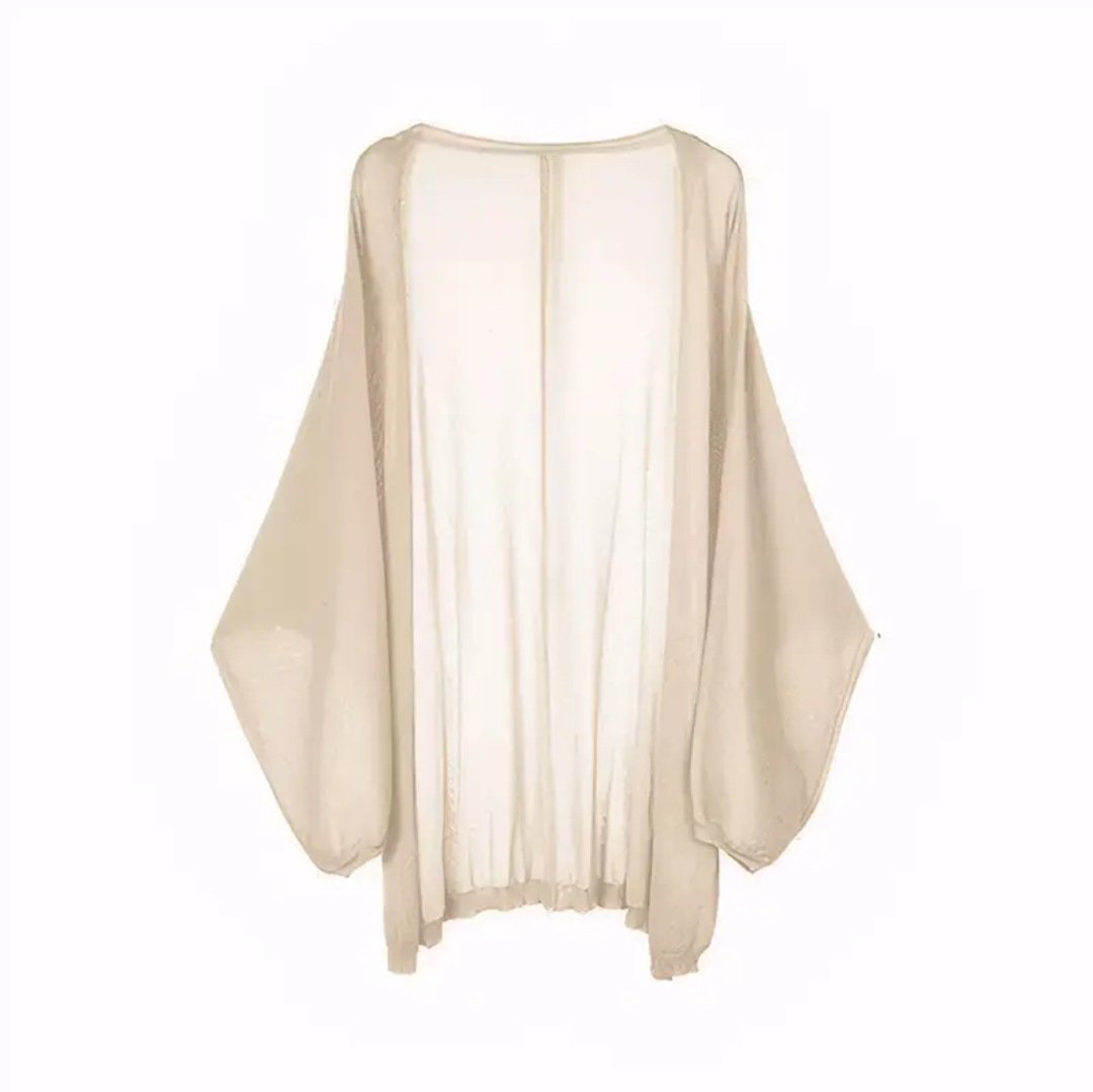 Vapetix S 80-120 pounds-M 120-160 lbs Women's Knit Long Sleeve Top Spring Fashion Sun Protection Summer Korean Style Loose Air Conditioni – Bild 2