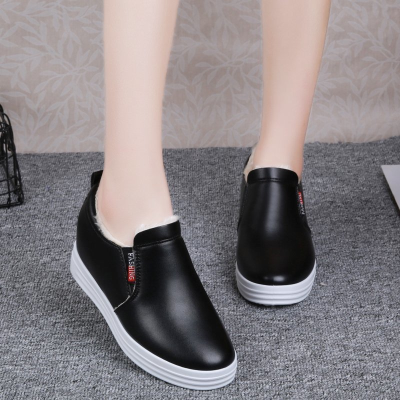 Vapetix 34 one size smaller-41 is one size smaller 2025 Spring/Summer Height-Increasing White Sneakers for Students, Korean-Style Casual Women's Shoes – Bild 3