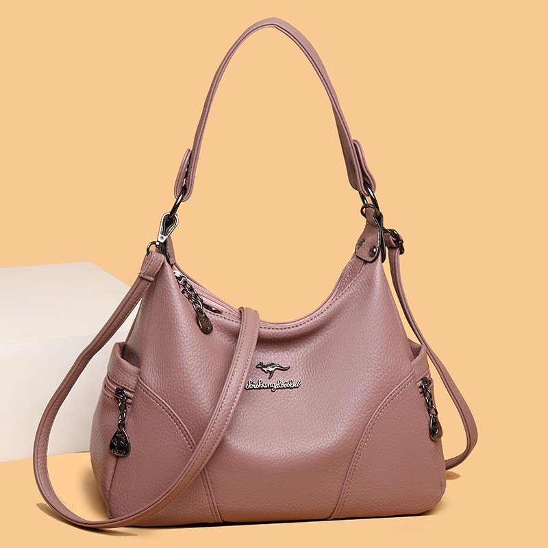 Vapetix Free Size-Free Size Stylish, High-End Bag for Women: Trendy European & American-Style Crossbody Bag with Textured Patch