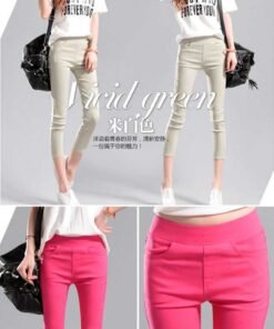 Vapetix XS 【12-14 kg】-3XL 【70-77 kg】 Spring and summer new gray-black cropped pants, thin outerwear slim-fit pencil pants, high-waisted