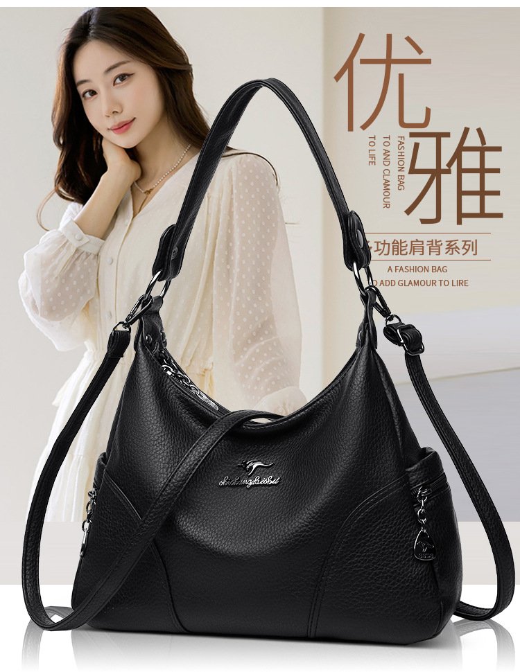 Vapetix Free Size-Free Size Stylish, High-End Bag for Women: Trendy European & American-Style Crossbody Bag with Textured Patch – Bild 2