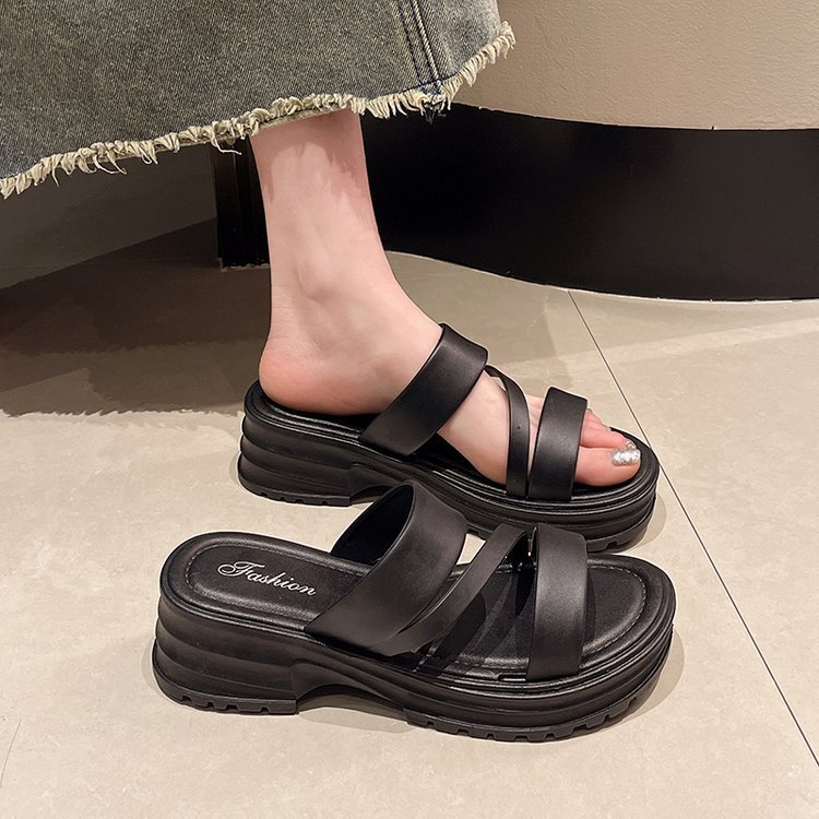 Vapetix 35-40 Fairy sandals women's outdoor summer all-match retro comfortable thick-soled flat sandals trendy