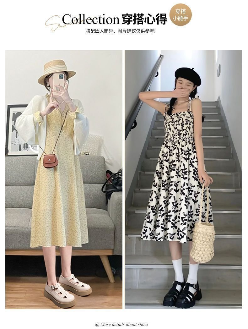 Vapetix ❁35❁-❁40❁ Soft Genuine Leather Fashion Roman Sandals for Women 2025 Summer Single Shoes Versatile with Cap To – Bild 3