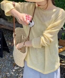 Vapetix Unisex (160 lbs - 290 lbs)-Unisex (160 lbs - 290 lbs) Thin Ice Silk Sun Protection Hoodie Summer Lazy Long Sleeve Air Conditioning T-Shirt Loose Outerwea