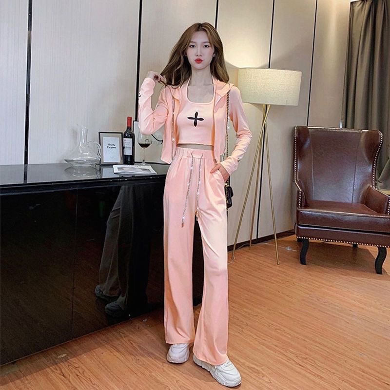 Vapetix S suggests 80-95 pounds-SUGGESTED WEIGHT: 120-140 lbs Salt and Pepper Set Fashion Youthful Set Women's Summer Casual Versatile Tank Top Short Jacket and – Bild 3