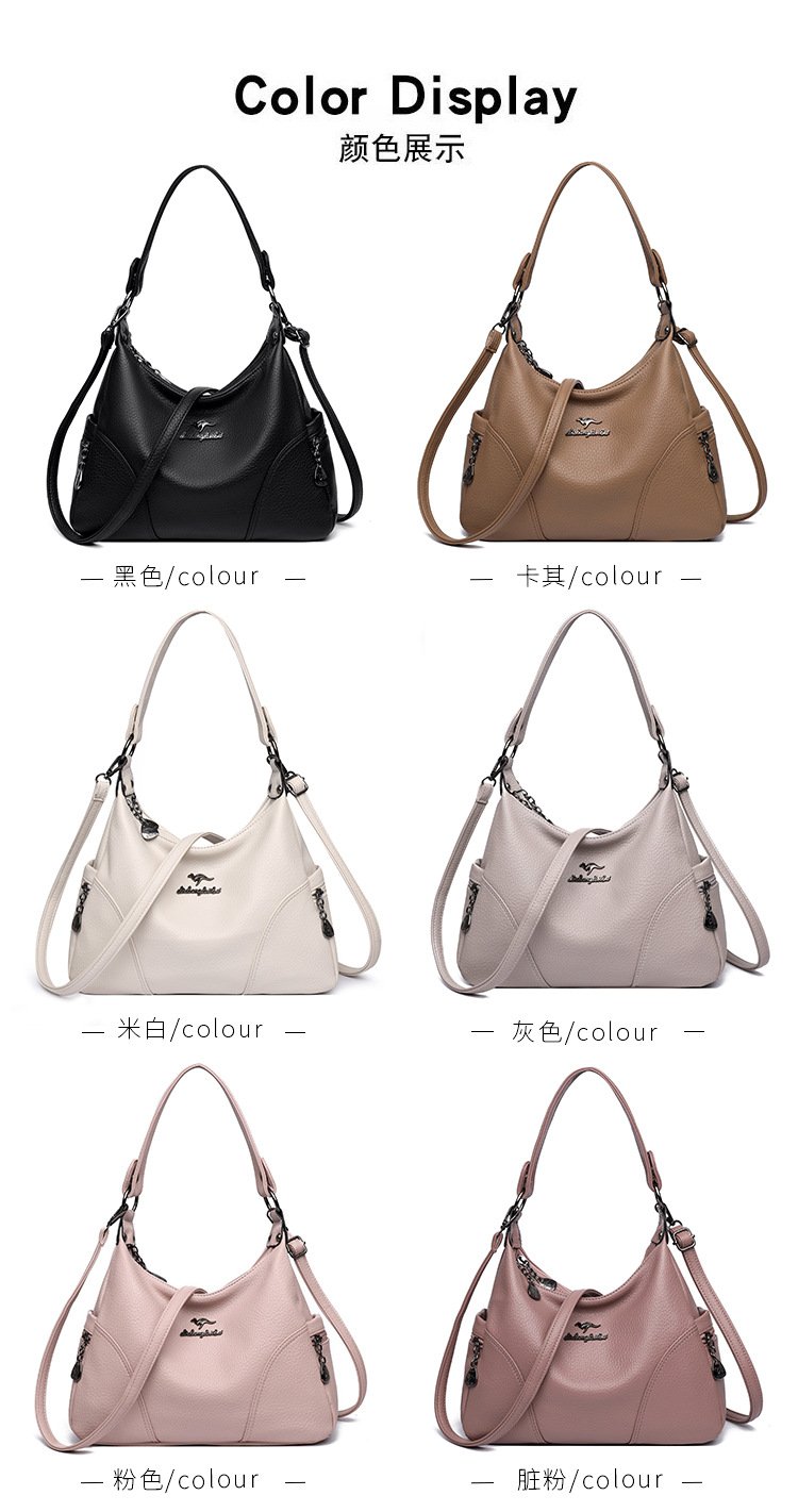 Vapetix Free Size-Free Size Stylish, High-End Bag for Women: Trendy European & American-Style Crossbody Bag with Textured Patch – Bild 3