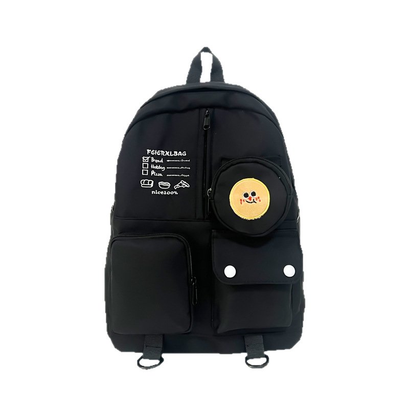 Vapetix Single pack-with accessories Large Capacity Dual-Shoulder Backpack, Japanese Cute School Style Casual Backpack, Korean Version C – Bild 3