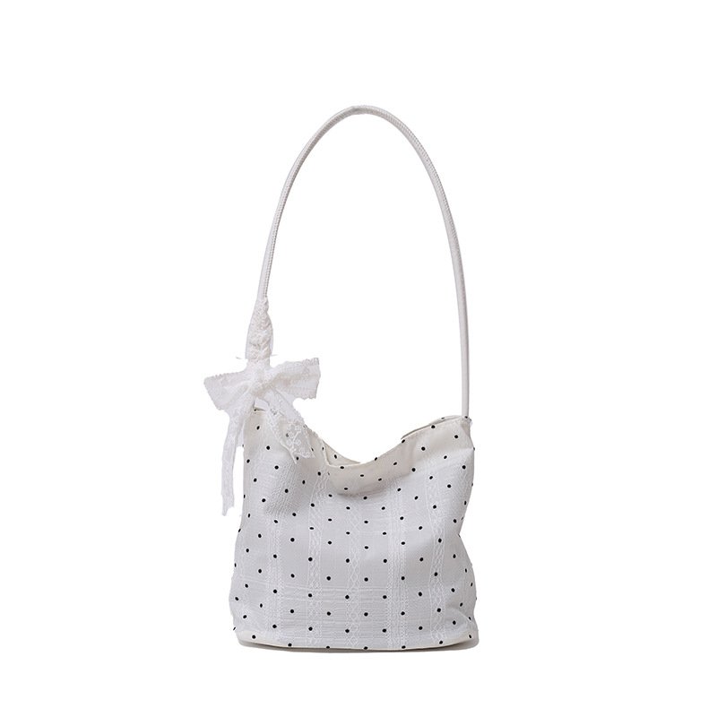 Vapetix Universal code-Universal code Super popular niche polka dot bag for women's new fashionable and versatile one-shoulder underarm b – Bild 2