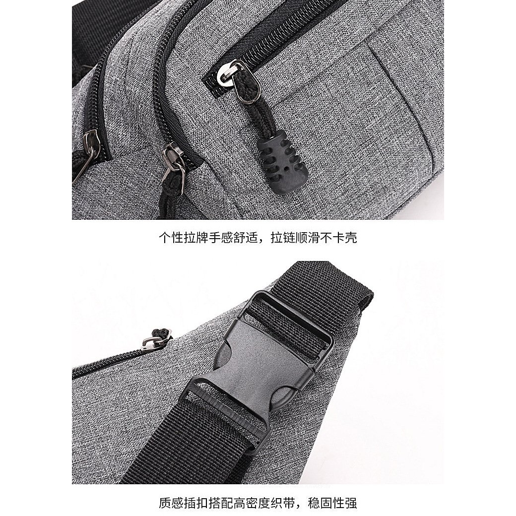 Vapetix Free Size-Free Size Multifunctional Large Capacity Waterproof Cashier Business Crossbody Bag for Men and Women, Durable – Bild 4