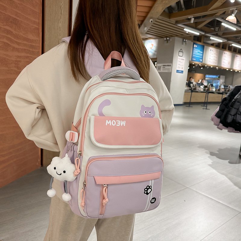 Vapetix Single package-Add accessories Adorable Dual Shoulder Bag for Girls, Junior High School Students, Fashion Korean Style, Large Capa – Bild 5