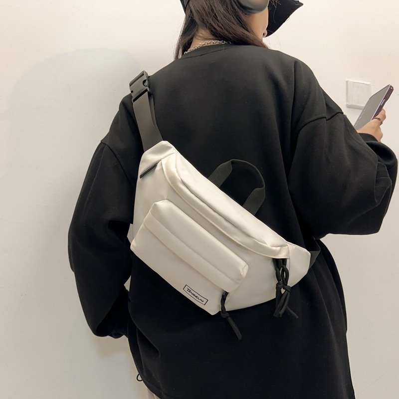 Vapetix Free Size-Free Size Men's Crossbody Bag, Streetwear Fashion Sporty Unisex Single Strap Bag, Versatile Chest Bag for Men