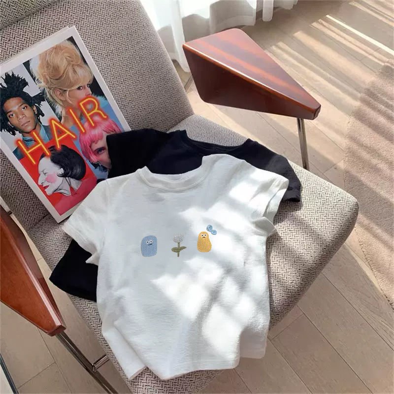 Vapetix S-2XL Turns heads everywhere! Japanese-style milky-soft pastel yellow short-sleeve T-shirt for women—2025 – Bild 4